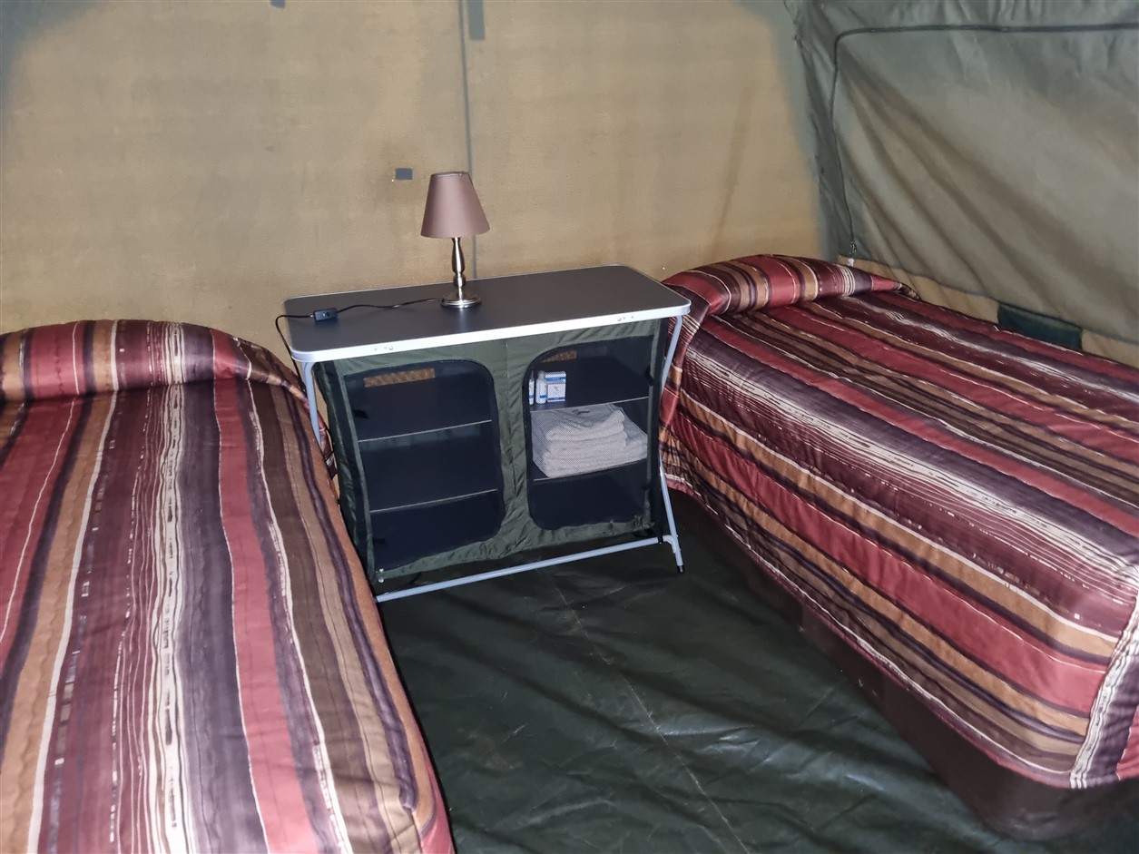 Blyde Canyon, A Forever Resort: 2-Sleeper Double Tent. 1 bedroom (2 single beds)